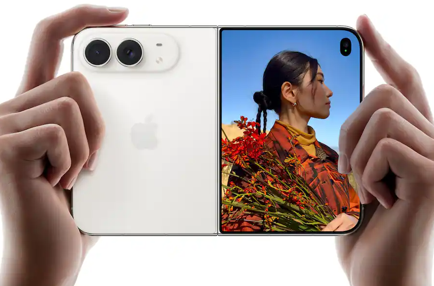 Apple iPhone Duo 256GB Star White foldable phone for AT&T at Best Buy