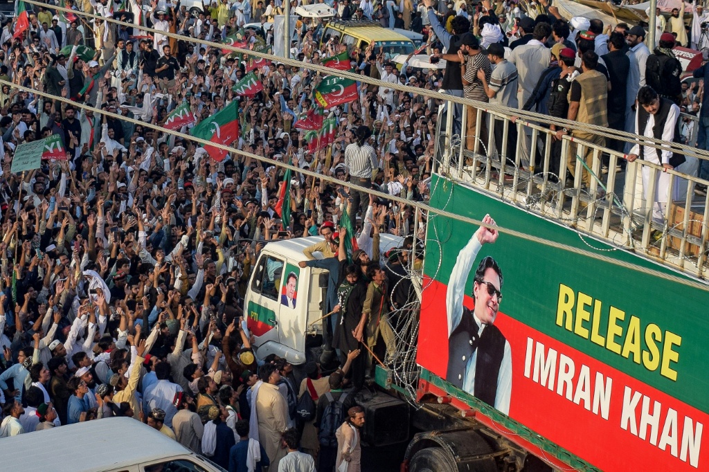 PTI Supporters Gather for Protest March in Bara