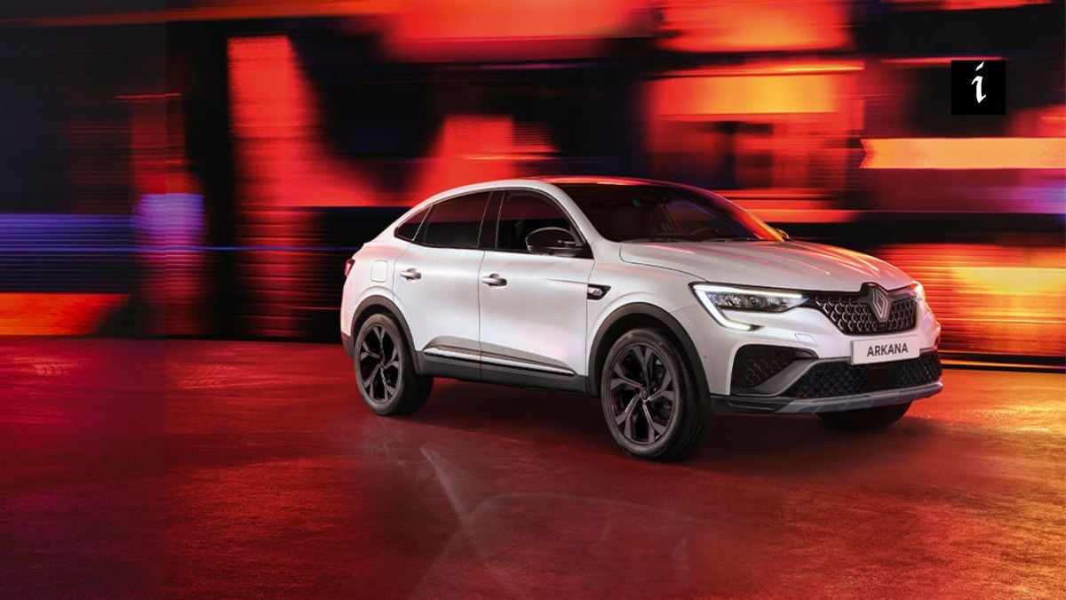Renault Arkana sport SUV with sleek profile and front grille